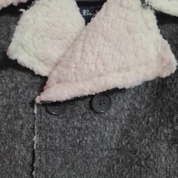 The Original Ben Sherman gray and white jacket Faux Fur 24 month - Picture 2 of 8